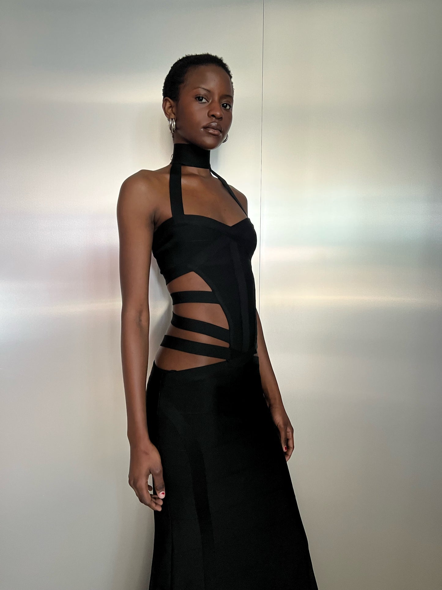 Bandage Gown - Black