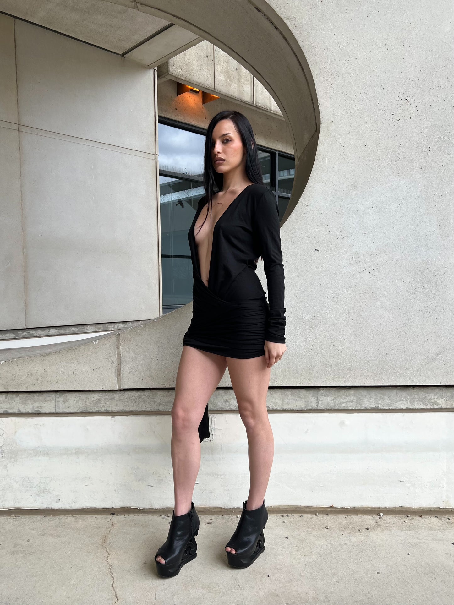 Psalm Dress - Black